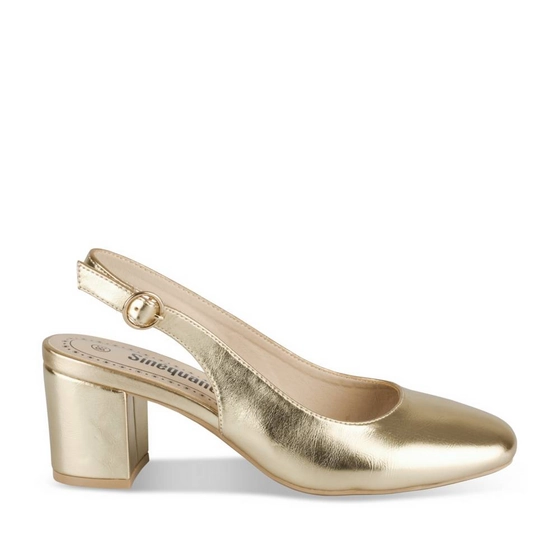 High heels GOLD Woman