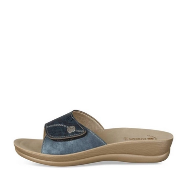 Mules MARINE Femme