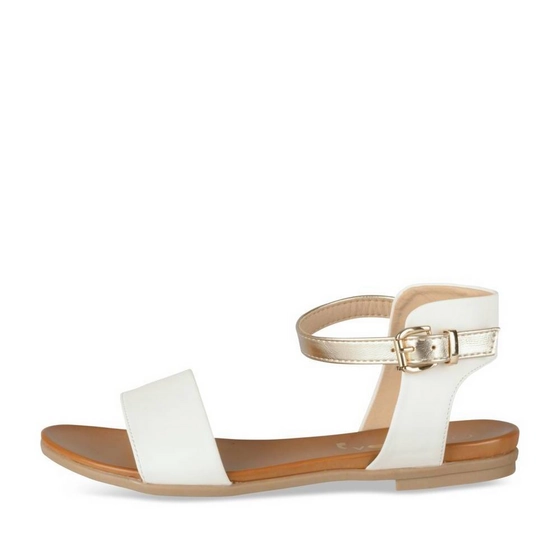 Sandals WHITE / GOLD Woman