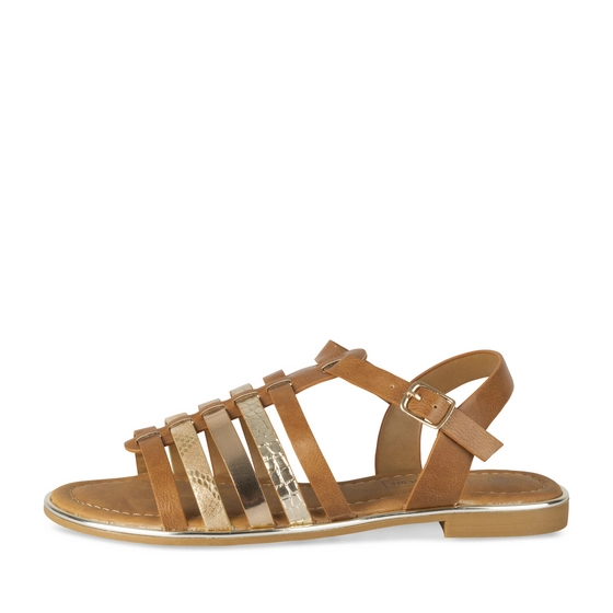 Sandales COGNAC Femme