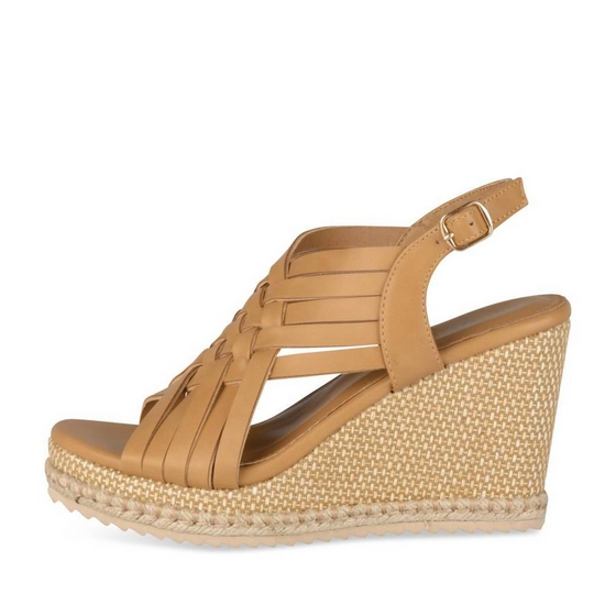Sandals BROWN Woman
