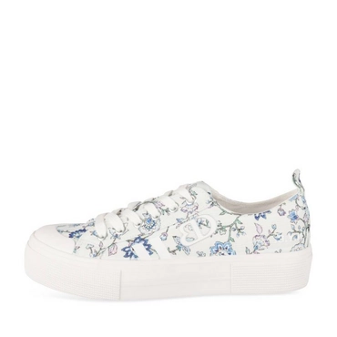 Baskets BLANC/BLEU Femme