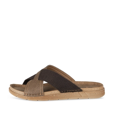 Mules BRUN Homme