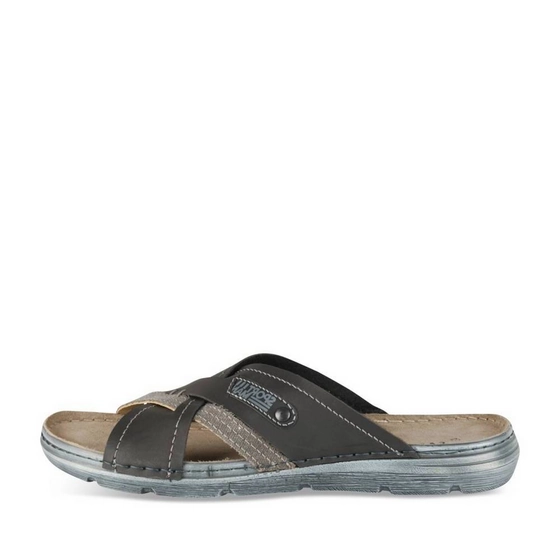 Mules NOIR/GRIS Homme