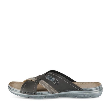 Mules NOIR/GRIS Homme