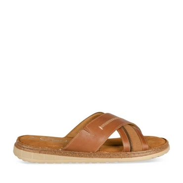 Mules BRUN Homme