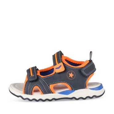 Sandales MARINE/ORANGE Garçon