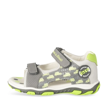 Sandales GRIS/VERT Garçon