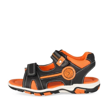 Sandales NOIR/ORANGE Garçon