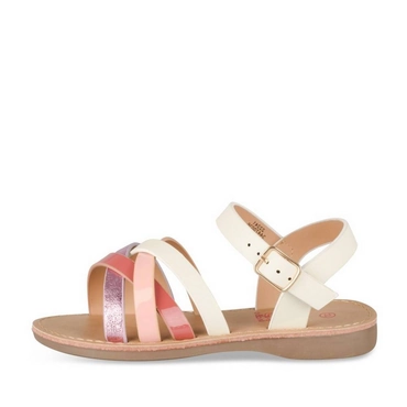 Sandales BLANC/ROSE Fille