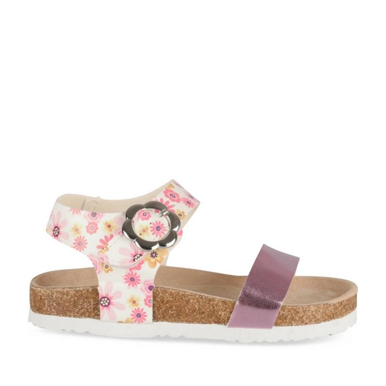 Sandales BLANC/ROSE Fille