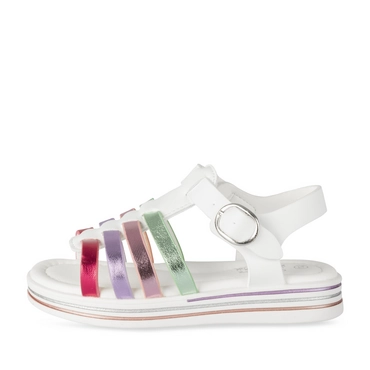 Sandales BLANC/MULTICO Fille