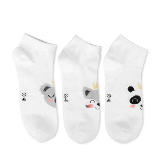 Socks WHITE Woman