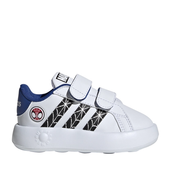 Baskets BLANC Grand Court Spiderman