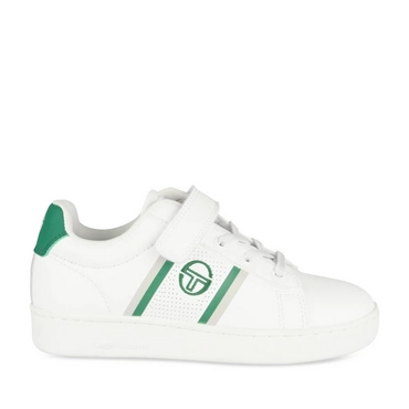 Baskets BLANC/VERT Garçon
