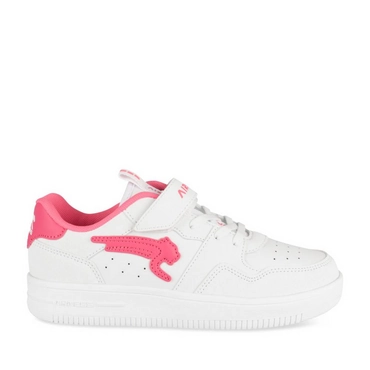 Baskets BLANC/ROSE Fille