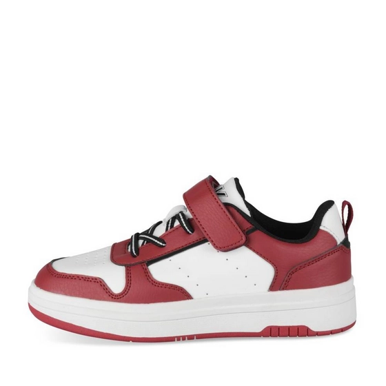 Baskets ROUGE/BLANC Garçon