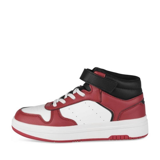 Baskets ROUGE/BLANC Garçon