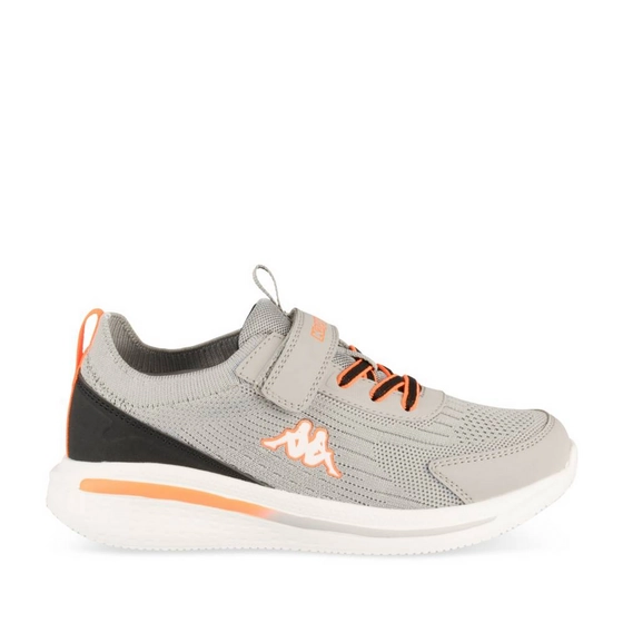 Baskets GRIS/ORANGE Garçon
