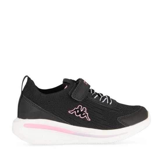 Baskets NOIR/ROSE Fille