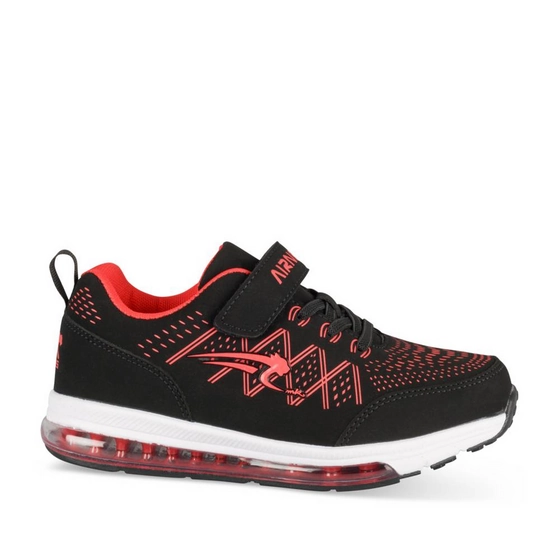 Baskets NOIR/ROUGE Garçon