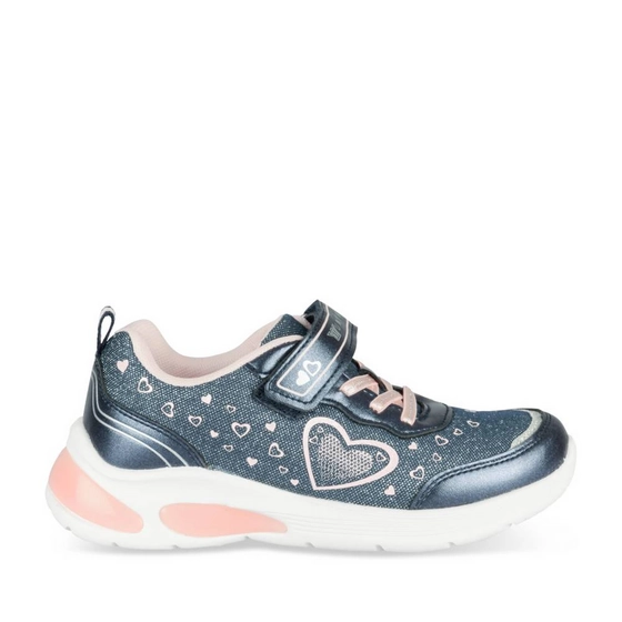 Baskets MARINE/ROSE Fille