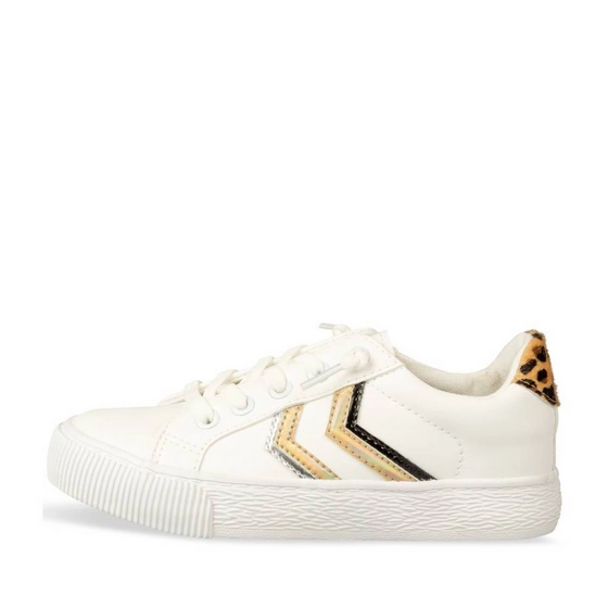 Baskets BLANC/OR Fille