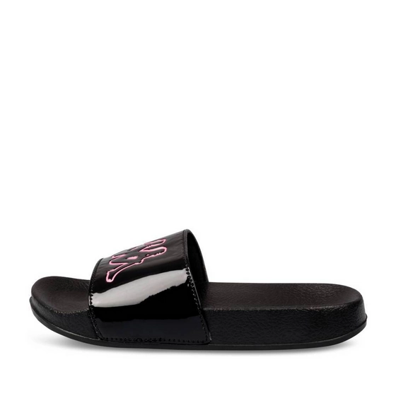 Claquettes NOIR/ROSE Fille