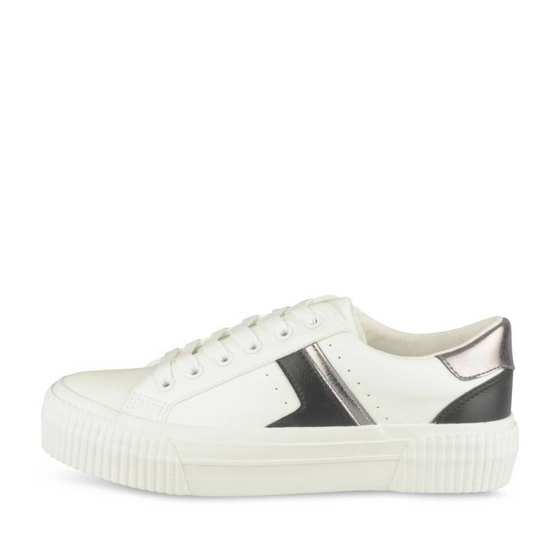 Baskets BLANC/NOIR Femme