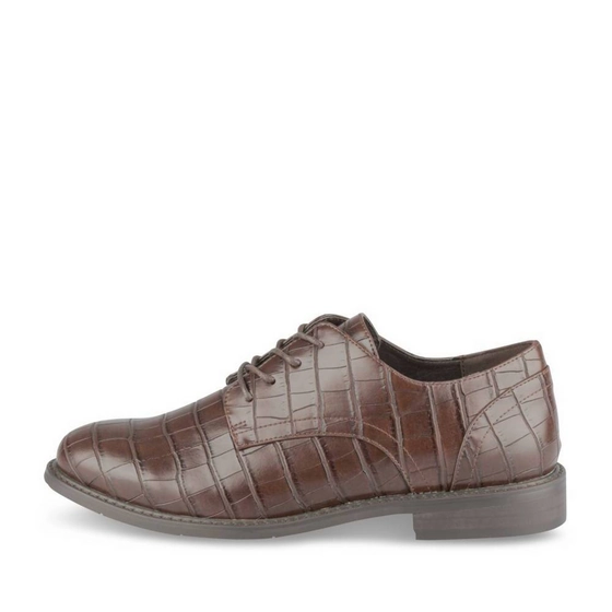 Derbies MARRON Femme