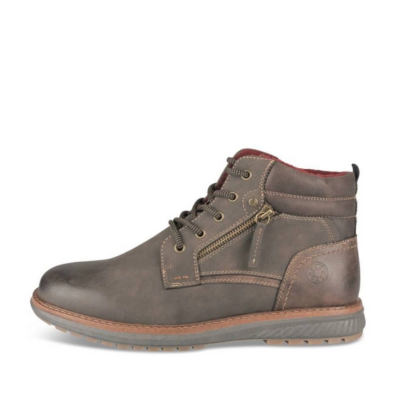 Ankle boots DARK BROWN Men