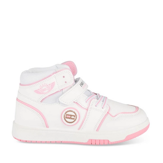 Baskets BLANC/ROSE Fille