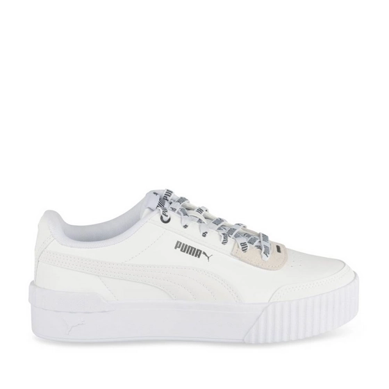 Baskets BLANC Carina Lift Logo
