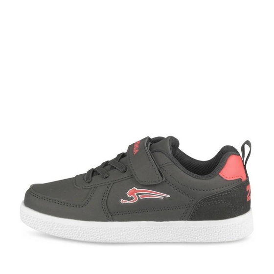 Baskets NOIR/ROUGE Garçon