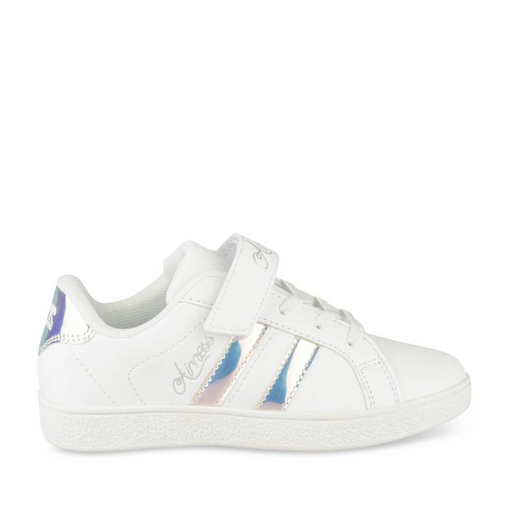 Baskets BLANC/ARGENT Fille