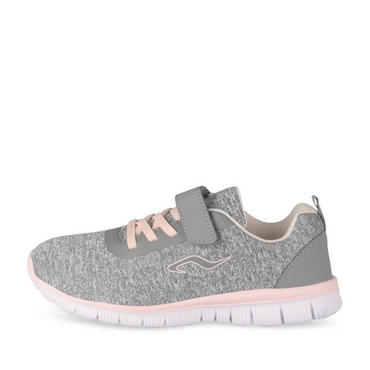 Baskets GRIS/ROSE Fille