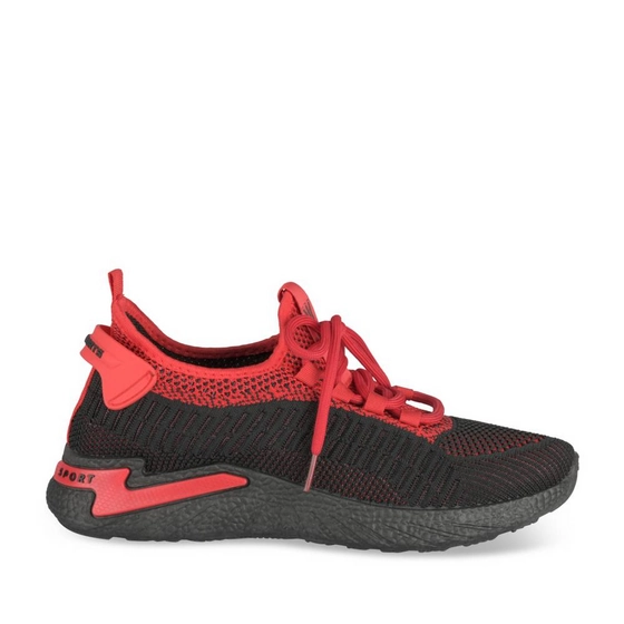 Baskets NOIR/ROUGE Homme