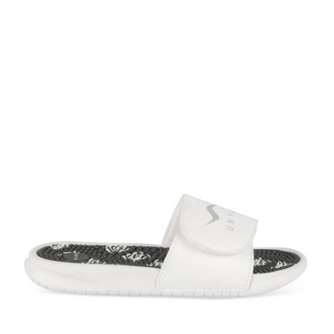 Claquettes BLANC/NOIR Femme