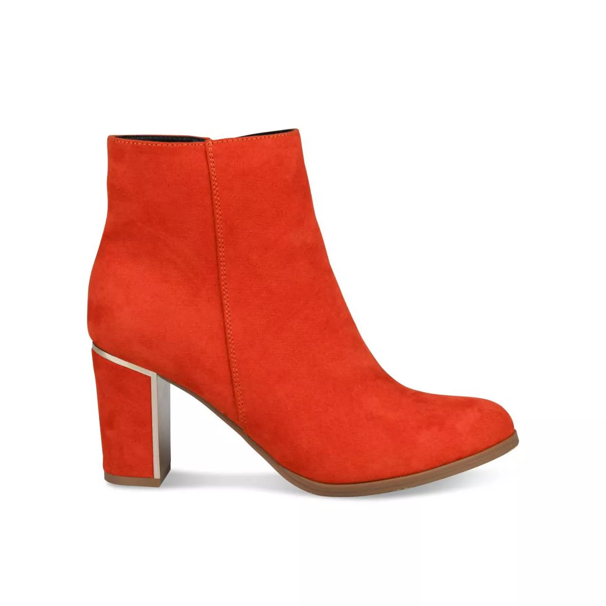 Bottines orange hotsell