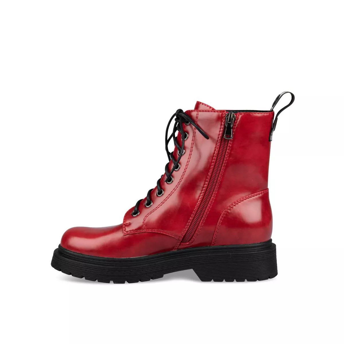 Bottillon femme sales rouge