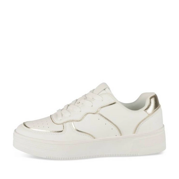 Baskets BLANC/OR Femme