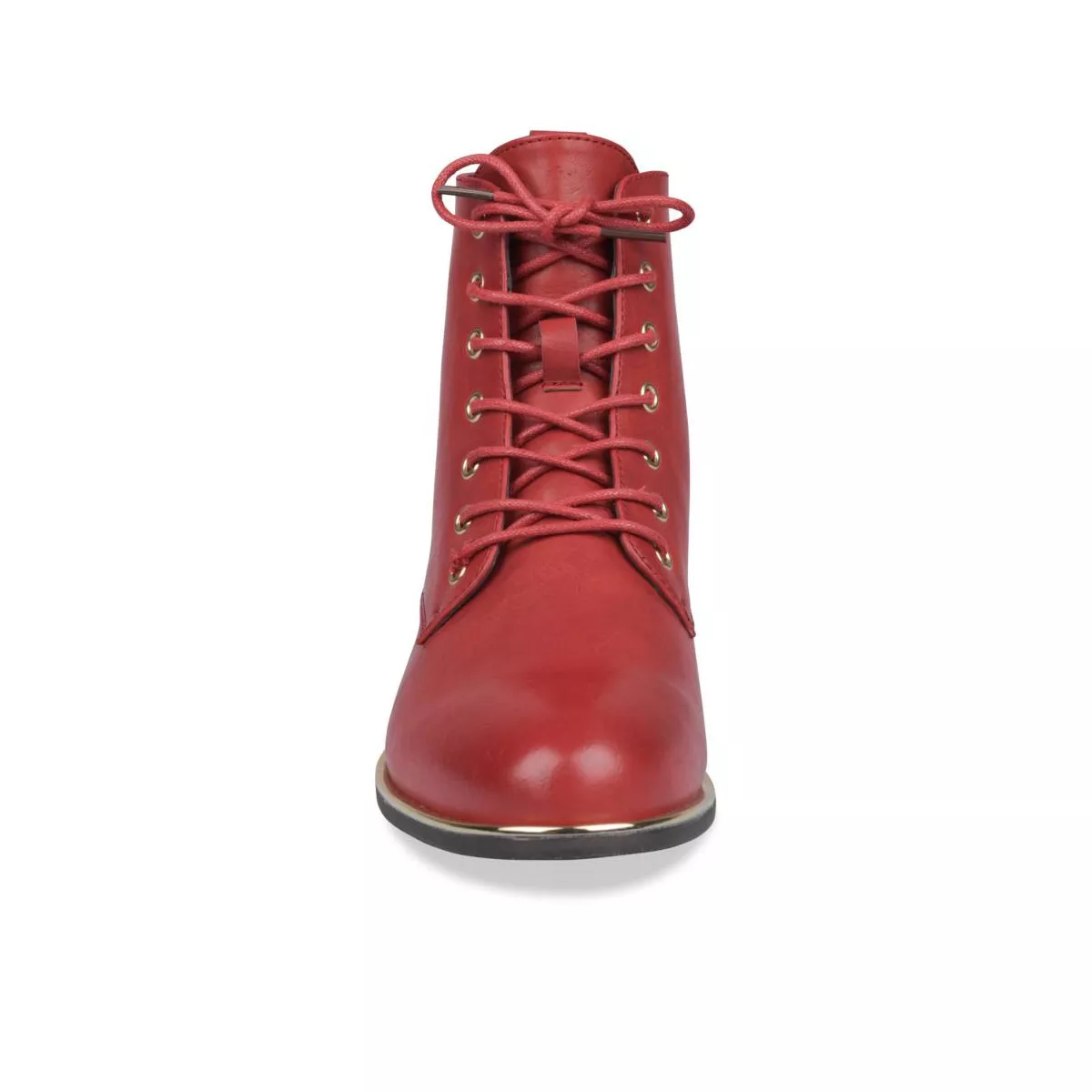 Bottine rouge chaussea clearance