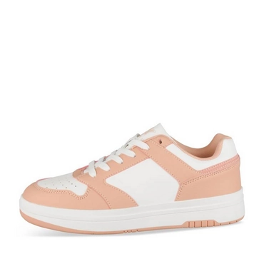 Baskets BLANC/ROSE Femme