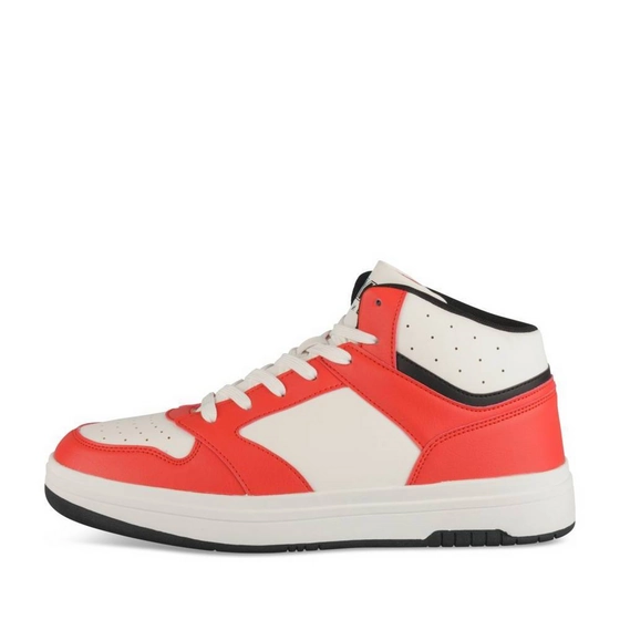 Baskets BLANC/ROUGE Garçon