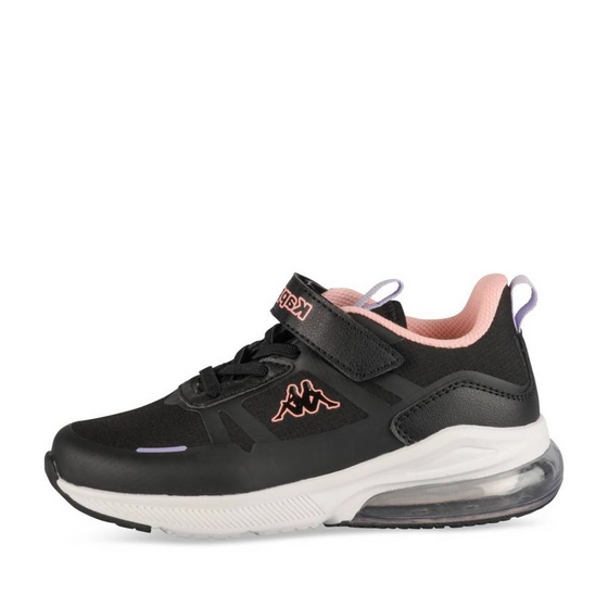 Baskets NOIR/ROSE Fille
