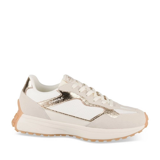 Baskets BLANC/ROSE Femme
