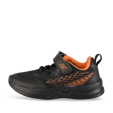 Baskets NOIR/ORANGE Garçon