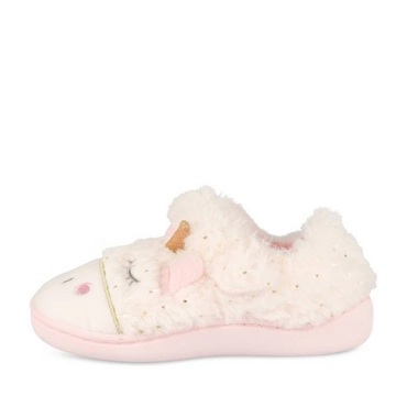 Chaussons licorne BLANC NINI & GIRLS