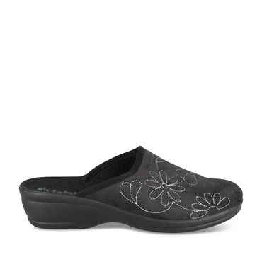Pantoffels_avec_talon ZWART Dames
