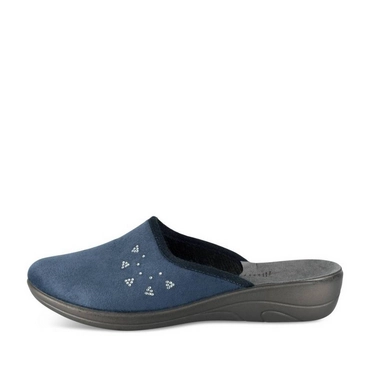 Pantoffels_avec_talon NAVY Dames